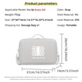 thumbnail image 3 of Waterproof Carrying Case for DJI Avata 360 Fly More Combo, Portable Storage Bag with Red Interior, Shockproof Travel Box for RC 2 Controller, Charging Hub & Batteries, 3 of 8