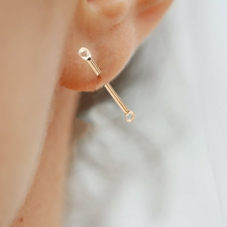 

200pcs Earring Links Bars Connectors Earring Bracelet Jewelry Making Arts Crafts Parts