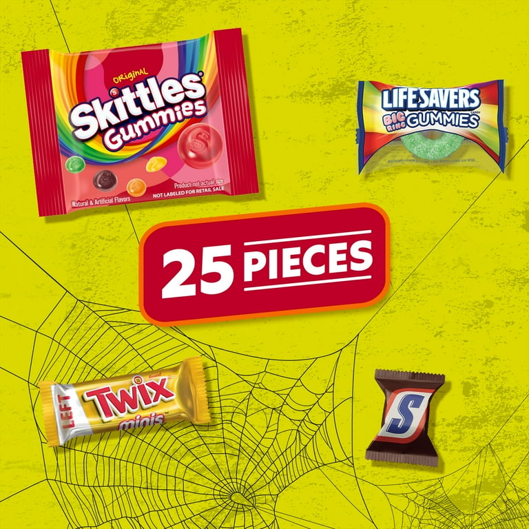 Mars Mixed Snickers, Skittles, Twix & Life Savers Gummies