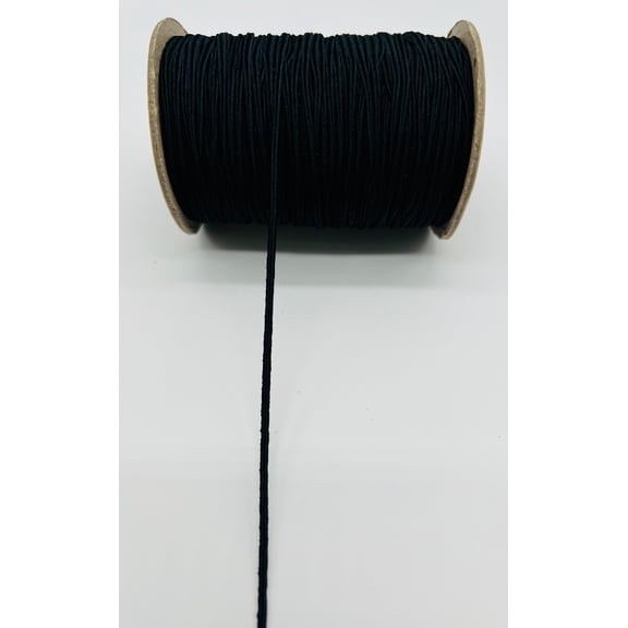 BLACK 1/8 INCH SOUTACHE