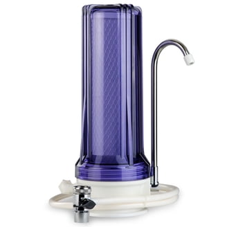 Countertop Water Filter System - 5-Stage Stainless Steel, 8000 Gallon Capacity, Reduces Heavy Metals & Chlorine, Easy Install 5 thumbnail image