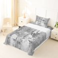 thumbnail image 5 of Homewish Gray Tie Dye Twin Sheets,Retro Geometric Artwork Bedding,3 Pieces,1 Fitted Sheet and 1 Pillowcase, 5 of 6