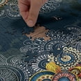 thumbnail image 4 of Ambesonne Psychedelic Jigsaw Puzzle, Mandala Paisley, Heirloom-Quality Fun Activity for Family Durable Cardboard, 1000 pcs, Blue Yellow, 4 of 5