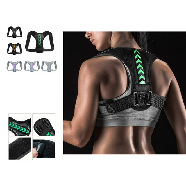 Breathable Correction Belt High Elasticity Back Straightener Nylon Adjustable Back Support Posture Corrector Belt for Men