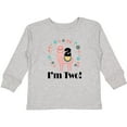 thumbnail image 3 of Inktastic 2nd Birthday Llama for Girl Girls Long Sleeve Toddler T-Shirt, 3 of 5