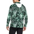 thumbnail image 4 of Handshe Summer Printed Hooded Sun Shirt, Lightweight Breathable UPF 50+ Sun Protection with Thumbhole Cuffs, Casual Outdoor Hiking Running Cycling Apparel,Plus Size, 4 of 6