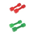 thumbnail image 1 of 2 Pares Mancuernas de Plástico, Ligero y Portátil, Forma Creativa y Diseño Colorido para los Intereses Rojo / Verde Zulema Pesas de ejercicio para niños, 1 of 8