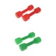 thumbnail image 1 of 2 Pares Mancuernas de Plástico, Ligero y Portátil, Forma Creativa y para los Intereses Niños - Rojo /, 1 of 9