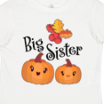thumbnail image 4 of Inktastic Big Sister Pumpkins with Fall Leaves Girls Toddler T-Shirt, 4 of 5