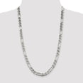 thumbnail image 5 of 925 Sterling Silver 7.75mm Solid Plain Figaro Anchor Chain w/ Lobster Clasp - 30", 5 of 5