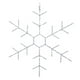 thumbnail image 1 of Decoración de copos de nieve iluminados para exteriores, celebraciones, 36 cm, LED, 1 of 2