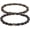2pcs-3, variant on Retro Surfer Stackable Bracelet Wood Beads Heishi Brown Coconut Puka Shell Beaded Bracelets