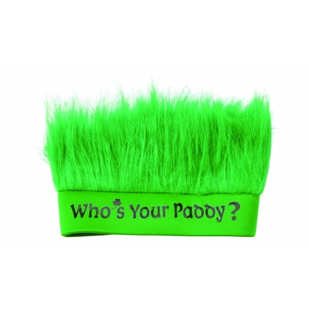 St Patrick's Day Green Furry Headband