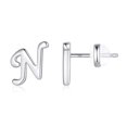 thumbnail image 1 of SUTENGDA Sterling Silver Stud Earrings  14K Gold, 1 of 6