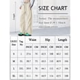 thumbnail image 7 of FEOYA Women's Baggy Cargo Pants Ladies Hiking Track Pants Parachute Pants Waist drawstring Outdoor Quick Dry Waterproof Trousers with Zipper Pockets Y2K Streetwear XL, 7 of 7