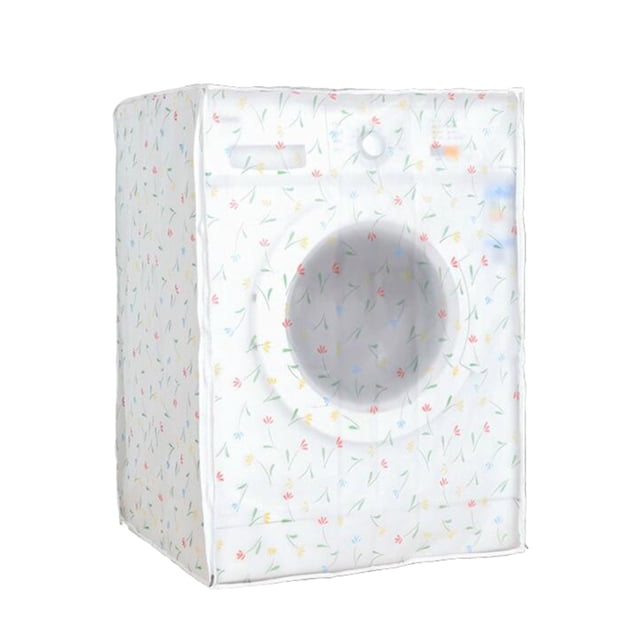 Protector impermeable para lavadora, funda para lavadora automática, funda Premium para lavadora PEVA para el hogar (60x55x82cm)