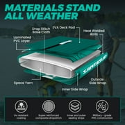 SUSIEBAY Inflatable Stand Up Paddle Board with Premium SUP Accessories and Surfing Backpack | 10‘6“ 11ft #Black, Wide Stance, Surf Control, Non-Slip Deck, Paddle and Pump for Youth & Adult