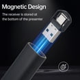 thumbnail image 7 of office presentation remotes Teacher Bisofice Presentation Pointer for PowerPoint PPT Clicker with USB/Type C Dual Head Receiver Wireless Rechargeable Presenter Clicker Compatible with MAC//, 7 of 7