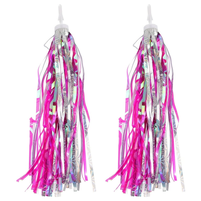 2pcs Kids Bike Streamers Scooter Ribbon Bike Handlebar Tassel Bike Accessories