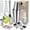 16pcs, variant on XIMEI Cocktail Shaker Bartender Kit, 12-Piece Set with Stand, Stainless Steel Bar Tools with Martini Shaker/Strainer/Jigger/Bar Spoon/Muddler, Gift for Men/Dad