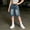Blue, variant on Liyamei Girls Denim Shorts with Mid Waist for Summer Daily Size 6-16,Blue