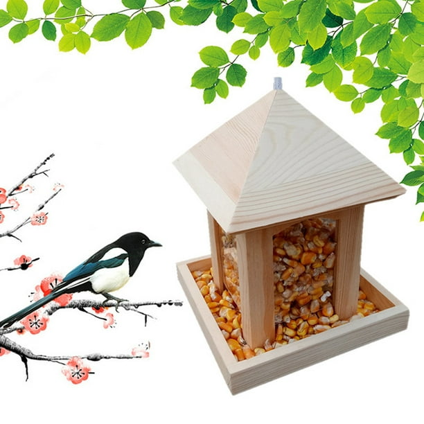 ShenMo Mangeoire à Oiseaux pour Fenêtres, 2 Pcs Acrylique