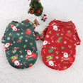 thumbnail image 2 of Atuendo navideño para perros, suéter festivo para perros, ropa cálida, suave y transpirable para cachorros, ropa para mascotas pequeñas, medianas y gatos, 2 of 5