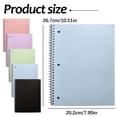 thumbnail image 3 of 1 Subject Spiral Notebook,Notebook Paper,Spiral Notebook,Composition Notebook Wide Ruled,Single Subject Notebook,College Ruled Notebook Paper,Wide Ruled Notebook Paper,1 Pack,Pink, 3 of 5