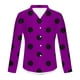 thumbnail image 4 of Blusa y camisa de manga larga con cuello vuelto para hombre, informal, a la moda, con botones, estampado, de poliéster, 4 of 4