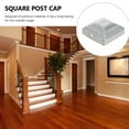 thumbnail image 2 of 12 Pcs Fence Post Caps Replacement Accessory Railing Iron Sheet, 2 of 6
