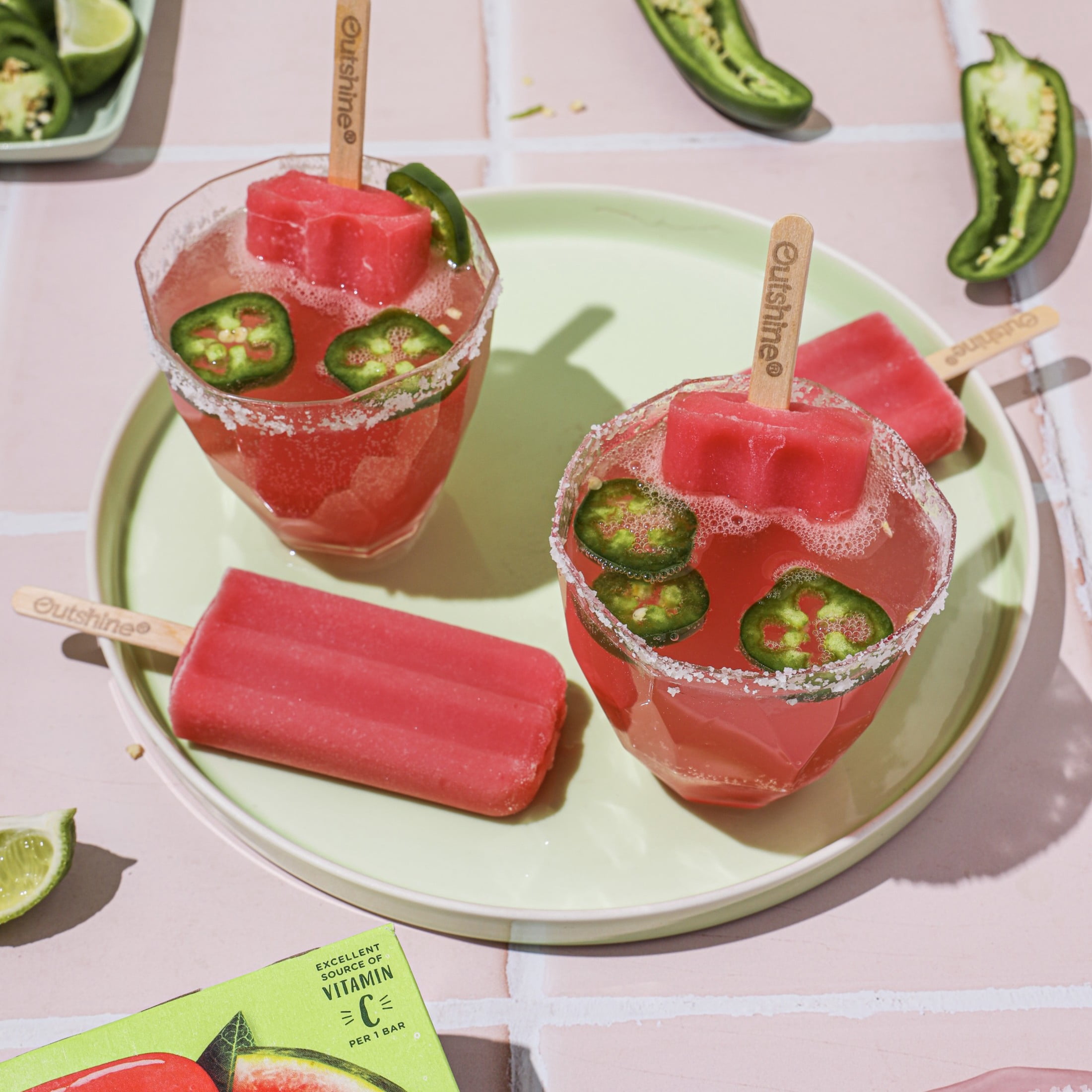 Outshine Watermelon Frozen Fruit Bars, Non-GMO, Gluten Free, 6 Count