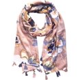 thumbnail image 1 of HSHDLDF Foulard Légère Mode Femme Imprimé Floral Hiver Automne Chaude Châle Foulard, 1 of 3
