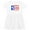 White with Speckles, variant on Inktastic Puerto Rico Flag in Text Girls Toddler Dress