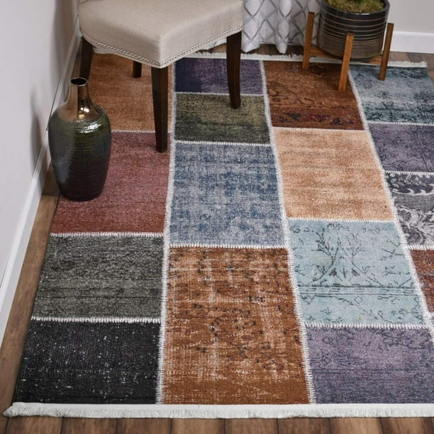Medford Modern Area Rug 5x8 Walmart Com Walmart Com