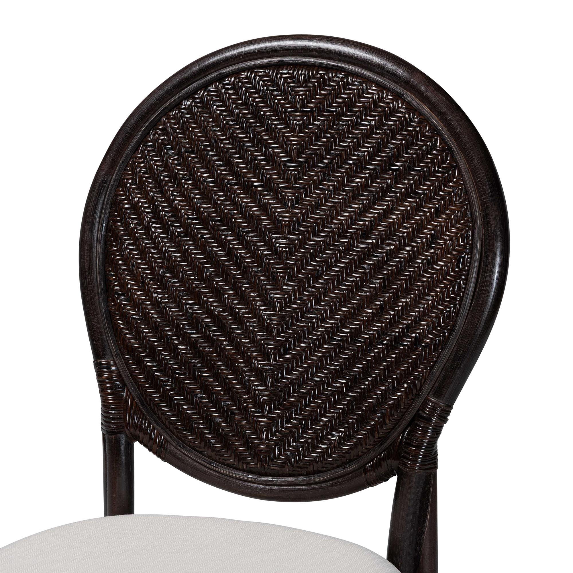 bali & pari Elmer Boho Dining Chair, Espresso