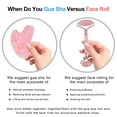 thumbnail image 6 of Charmonic 4-in-1 Jade Roller & Gua Sha Set - Rose Quartz Facial Massage Tool for Face, Neck & Eyes, Includes Silicone Brush to Reduce Puffiness & Wrinkles, 6 of 6