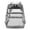 Grey, variant on Clear Backpack Stadium Approved 16.1×12.2×6.6 with Reinforced and Wider Shoulder Straps, Large Clear Bag for Stadium Events, Schools, Concerts, Work, Festivals(Grey)