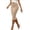 Khaki, variant on Aihuaihua Women's Pencil Skirt High Waist Slim Fit Bodycon Stretchy Skirts Split Slit Hem Business Work Elegant Midi Skirt Khaki L