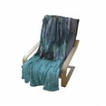 thumbnail image 4 of Turquoise Soft Flannel Fleece Throw Blanket, Marble Caves of Lake General Carrera Chile South American Natural, Cozy Plush for Indoor and Outdoor Use, 60" x 80", Purple Grey Turquoise, by Ambesonne, 4 of 6