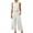 White, variant on Karight Two Piece Linen Sets for Women Pants Casual Dressy Outfit Sleeveless Crop Tank Wide Leg Pants Sets Matching Loungewear