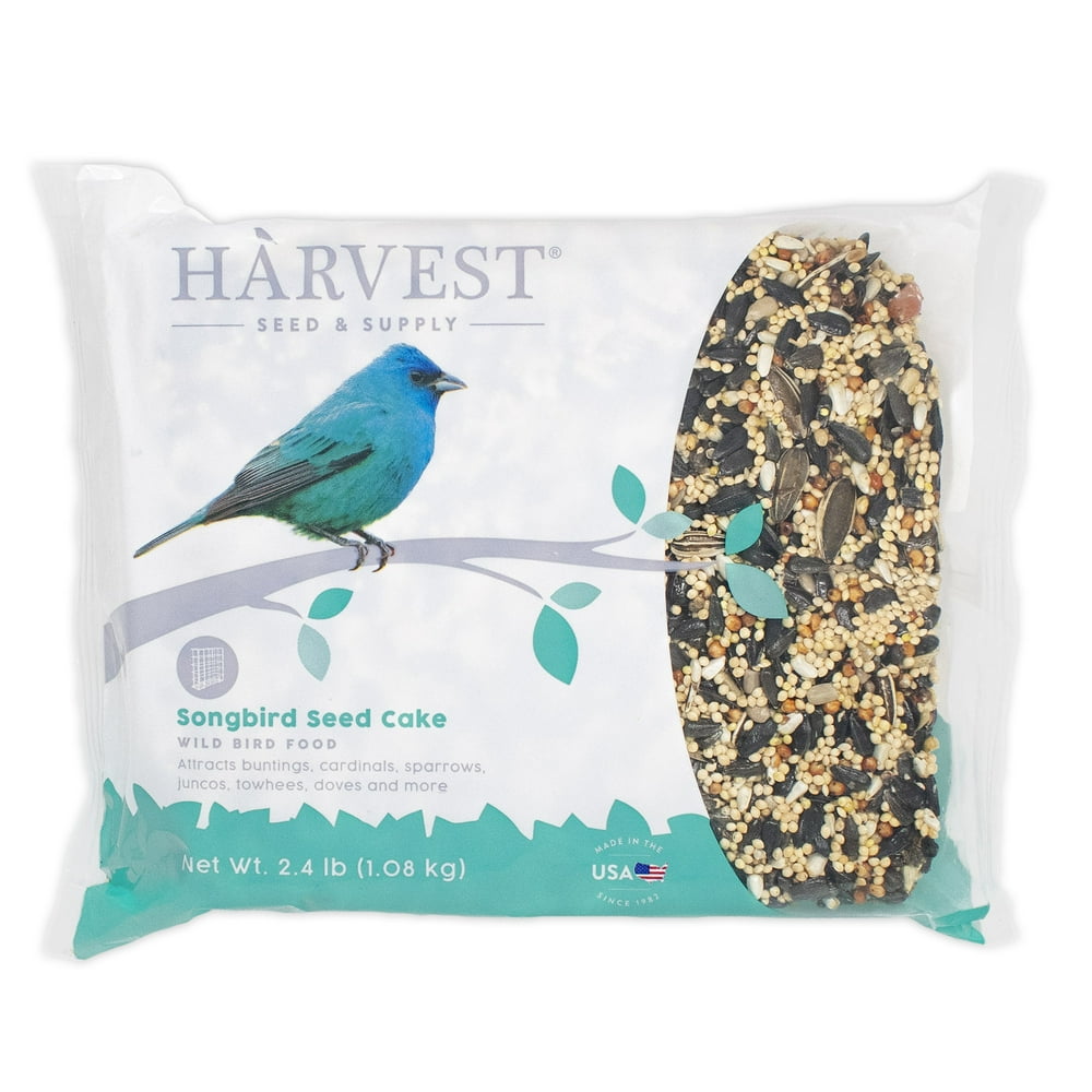 Harvest Seed & Supply Songbird Seed Cake Wild Bird Food, 2.4 lb
