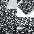 thumbnail image 4 of UVN Vestidos de Otoño para Mujer, Vestido Midi de Manga Larga con Cuello en V y Corte a, Vestido Veraniego con Estampado Floral de Playa Boho, 4 of 7