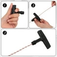 3 Pcs Garage Door Emergency Release Pull Cord with Handle 1 Meter