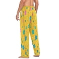 thumbnail image 6 of Colorful Stars Men's Lightweight Pajama Bottoms Stretch Elastic Waist Side Pockets Spring Fall, 6 of 7