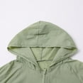 thumbnail image 3 of Summer Sun Jacket for Women Long Sleeve Outdoor Sun Protection Lightweight Breathable Zip Up Hooded Jackets Outerwear, 3 of 6