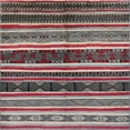 thumbnail image 1 of Ahgly Company Machine Washable Indoor Square Industrial Modern Silver Pink Area Rugs, 5' Square, 1 of 7