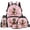 Pink Bow Donut Mallard Duck, variant on Yspwyqan Graduation Axolotl 4Pcs Backpack Set with Lunch Box Pencil Case Water Bottle Bag, Lightweight Bookbag Fits 13 Inch Laptop for Elementary Middle School Back to School