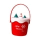 thumbnail image 4 of Bolsa de regalo de Navidad Bolsa de golosinas de Navidad Artículos para fiestas de Navidad Envoltura de regalos Muñeco de nieve rojo cilíndrico, 4 of 9