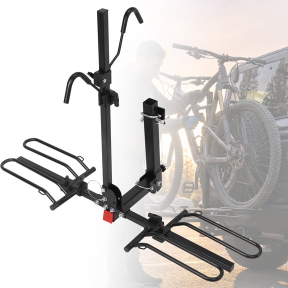 golytefs Hitch Mount Bike Rack Fits 2 Inch Receiver Bicycle Carrier Rack Foldable for Car 132lbs Black