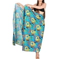 thumbnail image 3 of HAPPY BAY Women's Bikini Sarong Swimsuit Cover up Summer Wraps Skirt Bathing suit Swimwear Beach Wrap Skirts for Women One Size Dodger, Tropical, 3 of 4